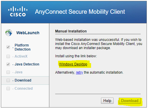cisco anyconnect secure mobility client vpn